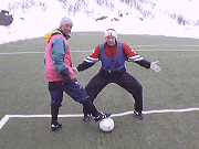 Hurti smiler til kamera f&oslash;r han starter