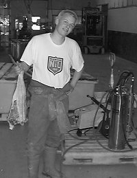 B-man mener fiskekaker gj?r seg best med fisk i...