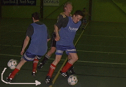 Trond finter av skyggen av seg selv